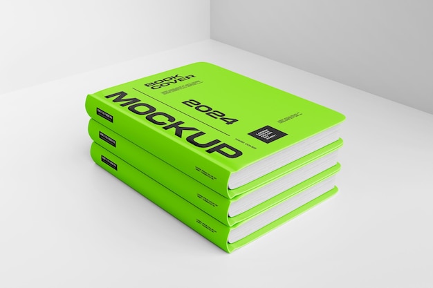 hard cover book mockup