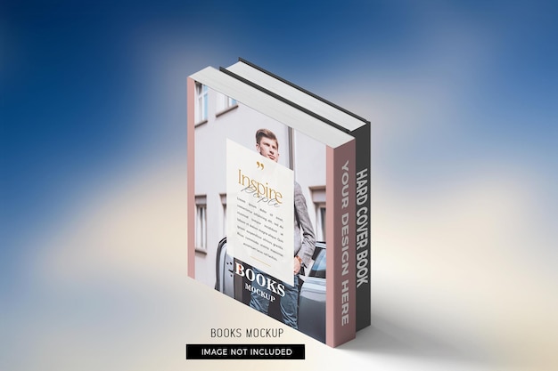 Hard cover book mockup