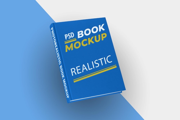 Mockup di libro con copertina rigida