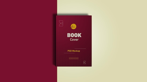 Мокет книги с твердой обложкой