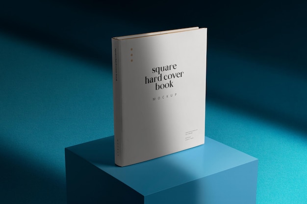 PSD mockup del libro con copertina rigida