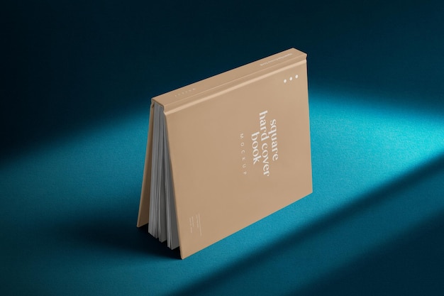 PSD hard cover book mockup