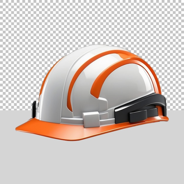 Hard hat construction helmet isolated on transparent background