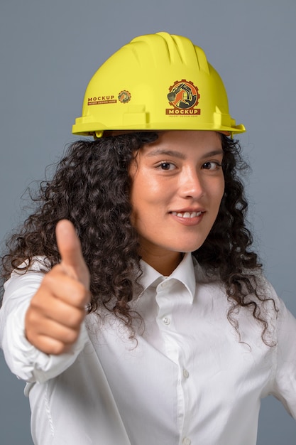 PSD hard hat mockup