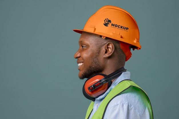 Hard hat mockup