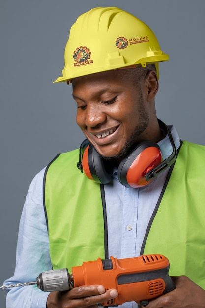 PSD hard hat mockup