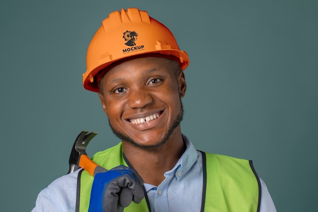 PSD hard hat mockup