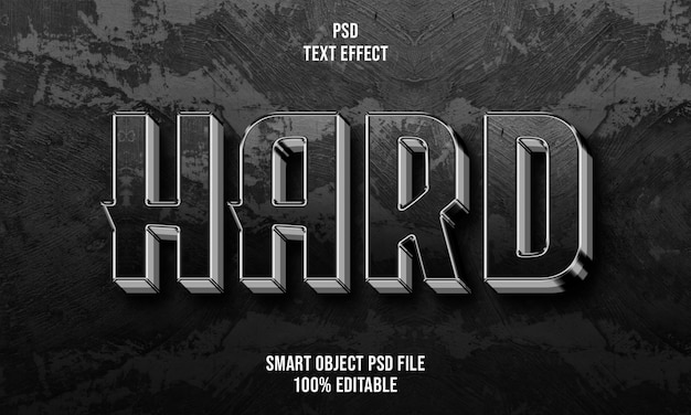 Hard teksteffect