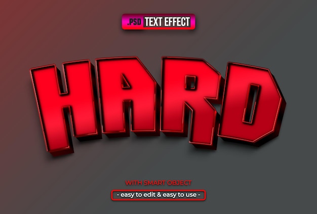 Hard tekststijleffect