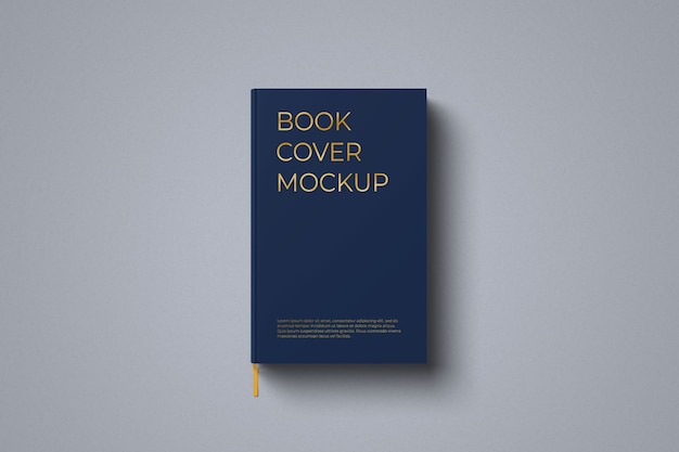 Hardcover boek mockup bovenaanzicht