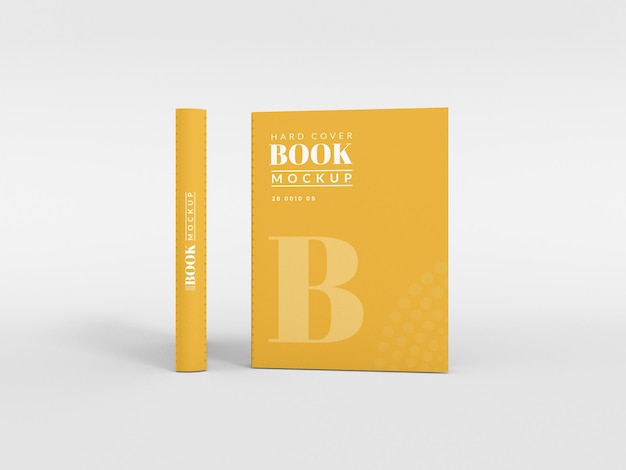 Mockup di copertina del libro con copertina rigida