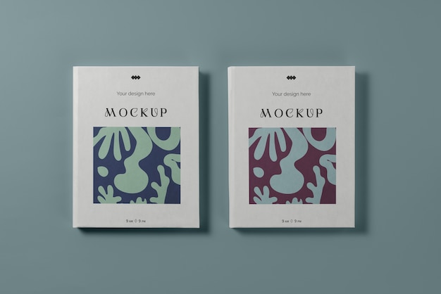 PSD hardcover book mock-up design