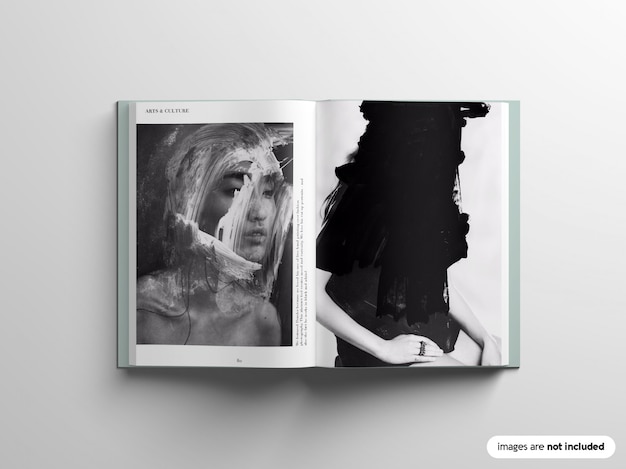 Mockup del libro dalla copertina rigida