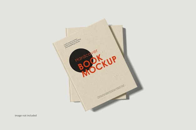 Mockup del libro a copertina rigida