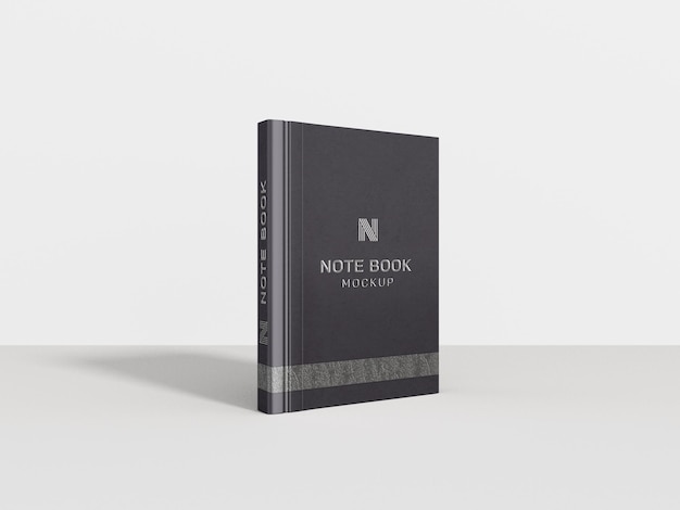 Hardcover notebook dagboek briefpapier mockup