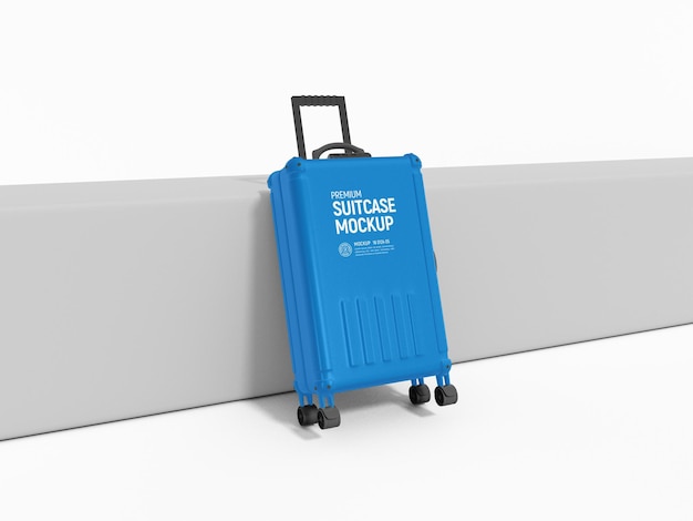 Hardside Travel Luggage Suitcase Mockup