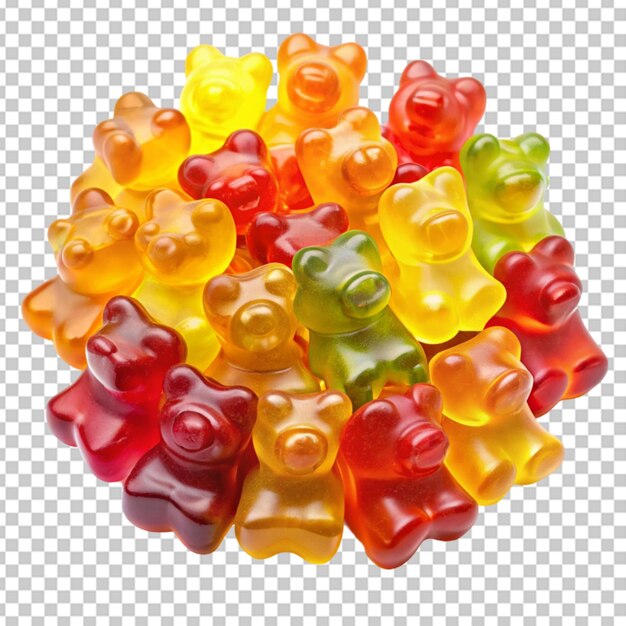 PSD haribo gold bears transparent background