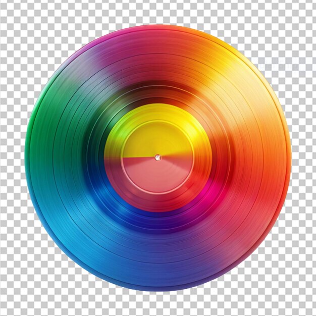 Harmony hues vinyl on transparent background