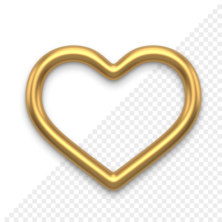 PSD hart 3d pictogram