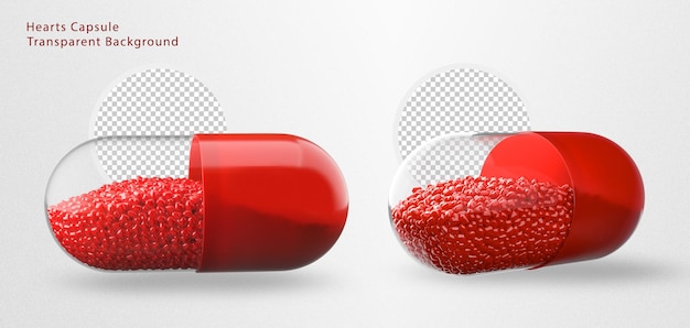 Hartencapsule 3d hartcapsule Premium Psd