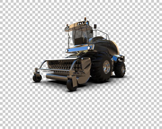 PSD harvester isolated on background 3d rendering illustration