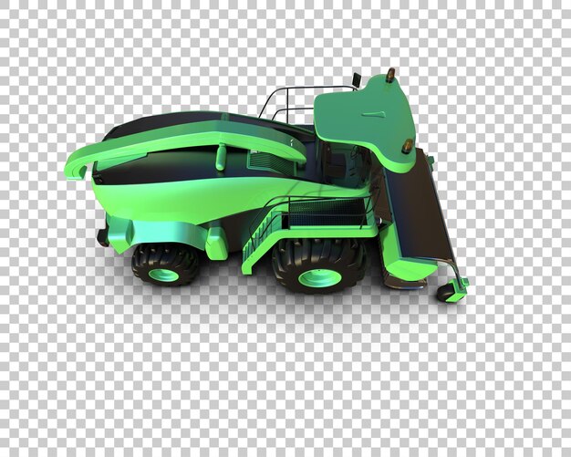 PSD harvester isolato sullo sfondo illustrazione di rendering 3d