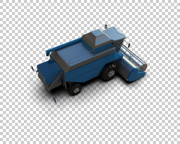 PSD harvester izolowany na tle ilustracja renderingu 3d