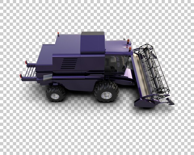 PSD harvester izolowany na tle ilustracja renderingu 3d