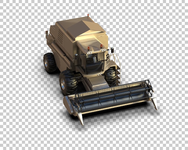 PSD harvester izolowany na tle ilustracja renderingu 3d