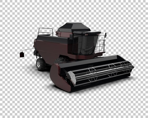 PSD harvester izolowany na tle ilustracja renderingu 3d