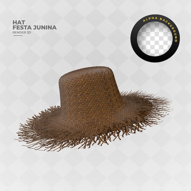 PSD hat saint jhon redneck straw