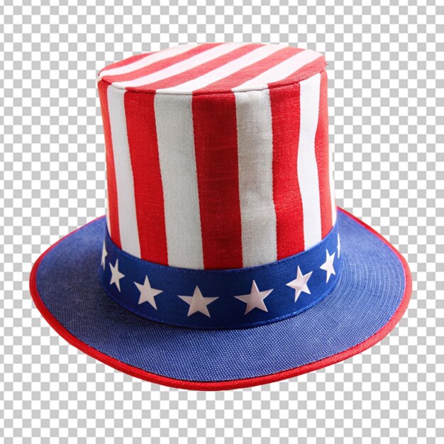 PSD cappello con la bandiera americana per noi celebrazione della giornata nazionale della lealtà