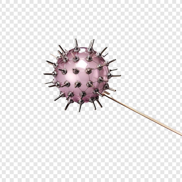 hatpin jewellery isolated on transparent background
