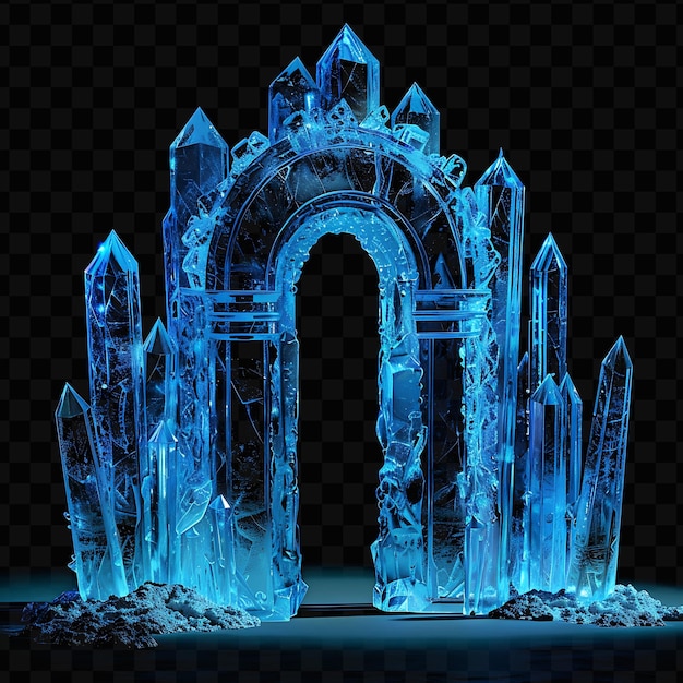 PSD haunted phantasmal gate met spectrale figuren en ectoplasmi design cnc frame art ink creative psd