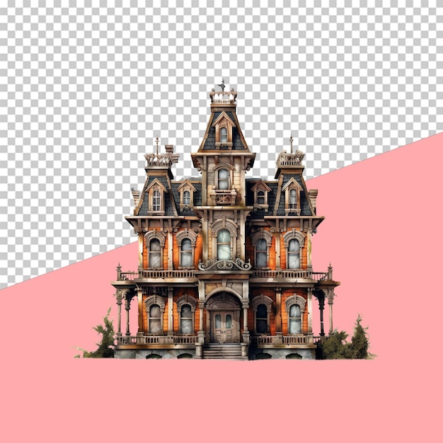 PSD haunted victorian mansion