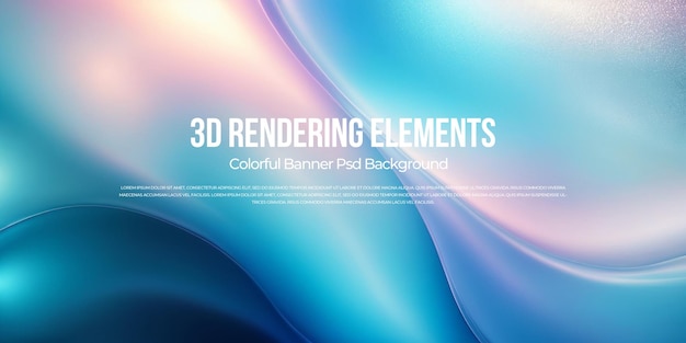 HD Glossy Banner Psd Tapety Tło