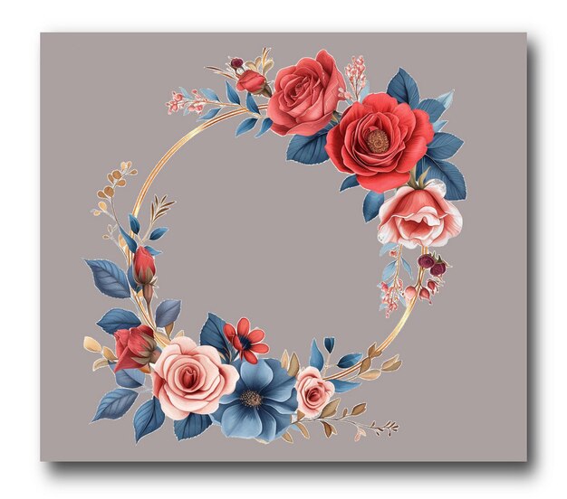 PSD hd quality floral ornaments