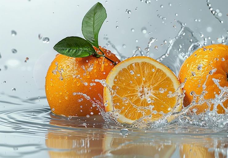 PSD hd quality orange fruit
