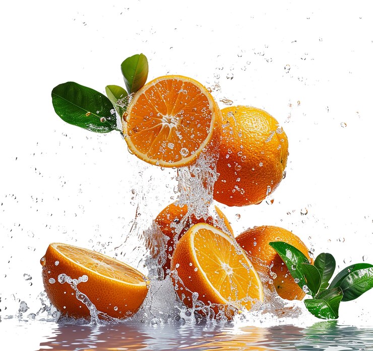 PSD hd quality orange fruit
