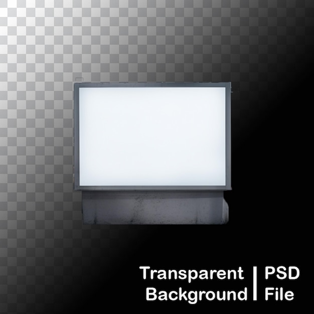 PSD hd quality transparent billboard images