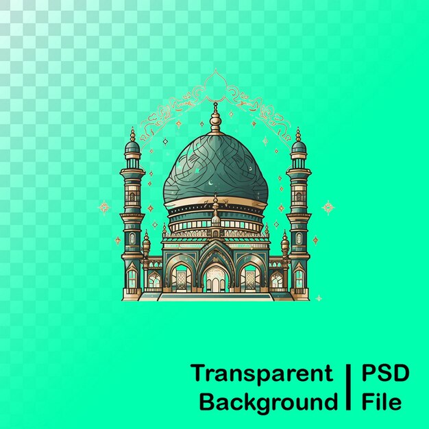 PSD hd quality transparent mosque images