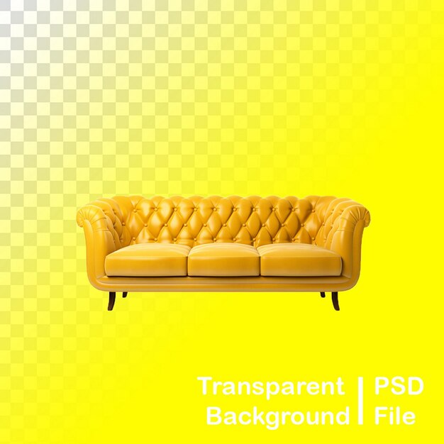 PSD immagini di divani trasparenti in qualità hd