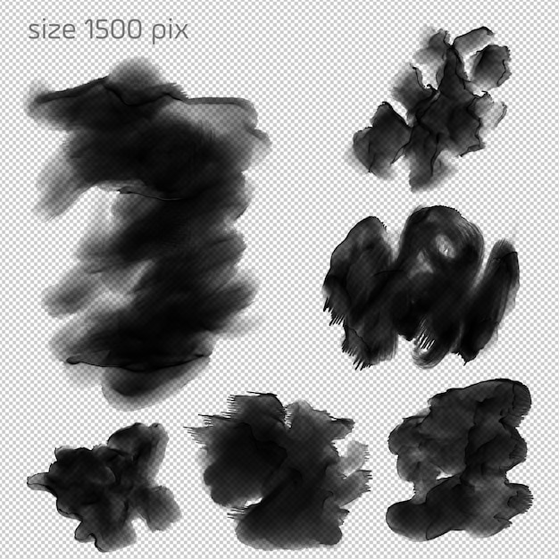 PSD hd water color brushes sets