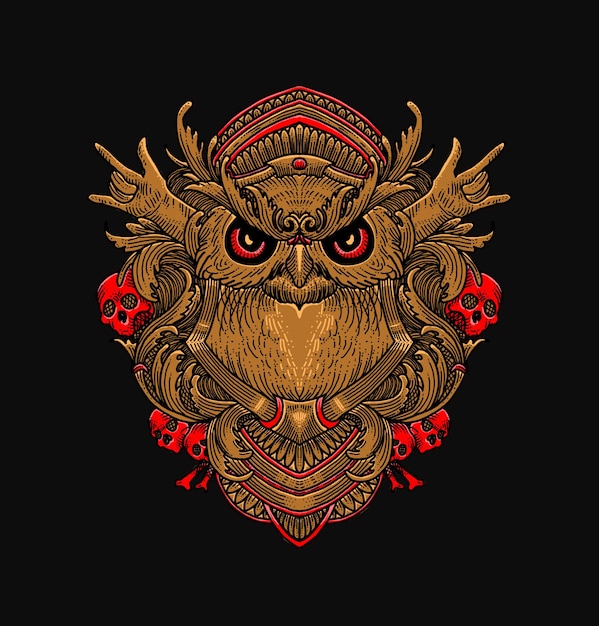 PSD head owl