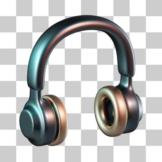 PSD headphone 3d icon