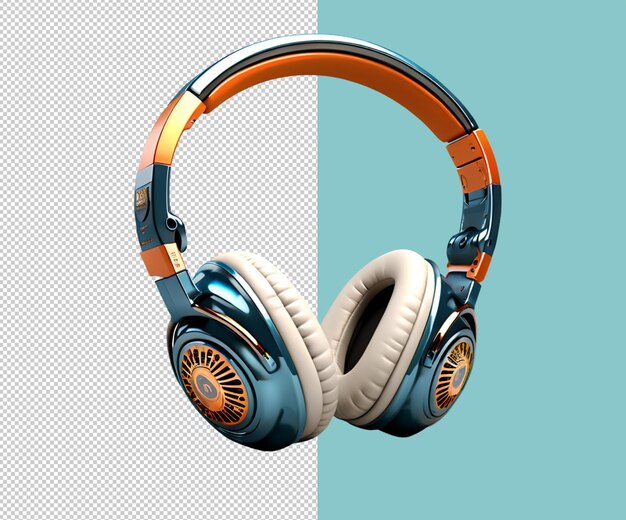 Headphone 3d render designs head phone psd he