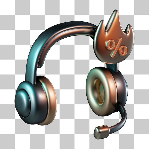 Headphone sale 3d icon