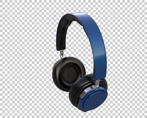 Headphones isolated on background 3d rendering illustration