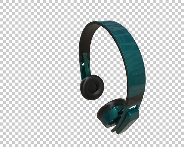 PSD headphones isolated on background 3d rendering illustration