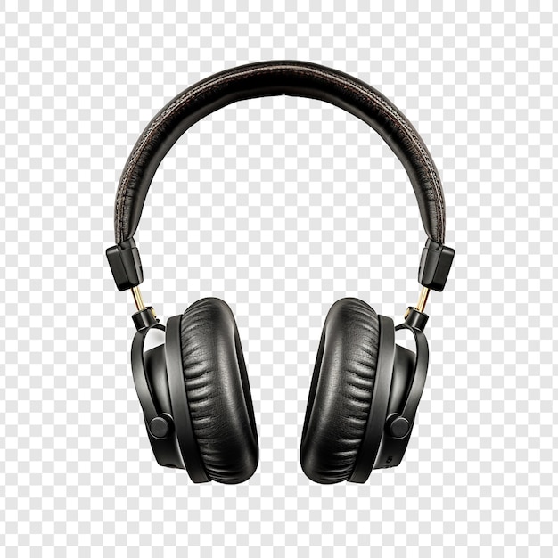 Headphones isolated on transparent background